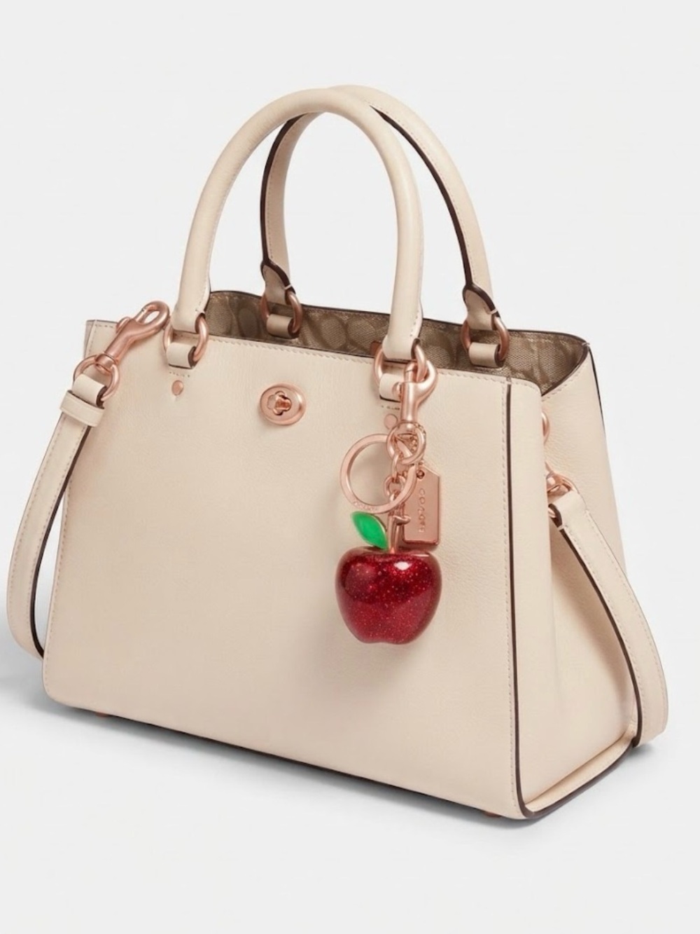 Coach Apple Keychain Charm Brand new in box ❤️ No Tags brand NIB RARE LIMITED